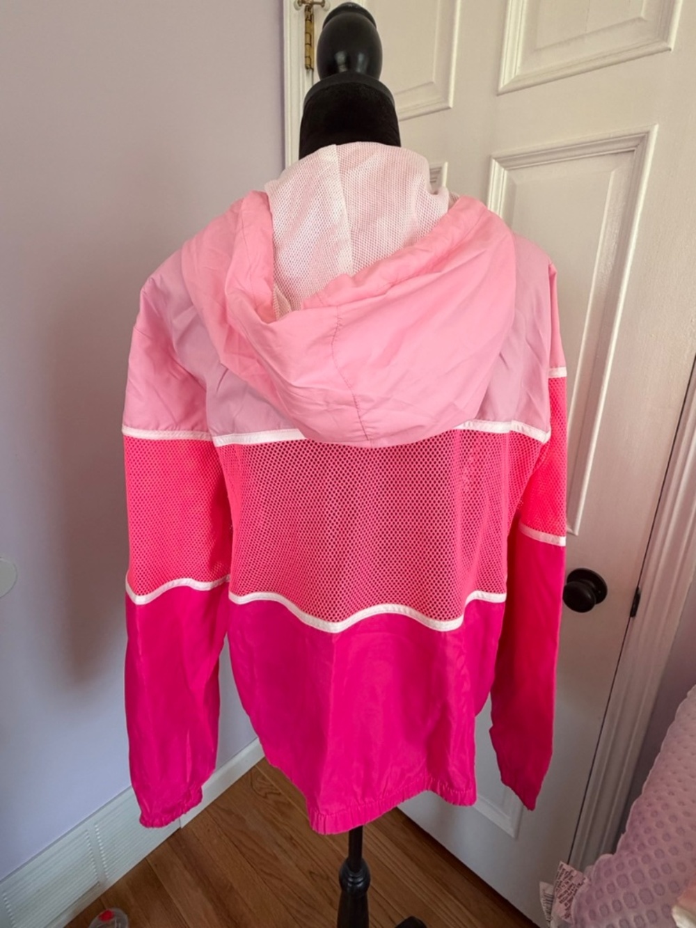 Pink Windbreaker Jacket - Picture 2 of 3